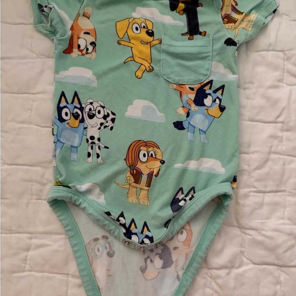Little Sleepies Bluey Bodysuit 0-3 months